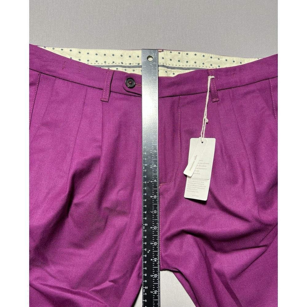 Massimo Alba StrallO2 Double PleatStretch‎ Wool Pants Size 50 - Picture 14 of 16